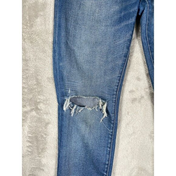 Madewell 9" High-Rise Skinny Jeans - Women's Size 26, Medium Wash - Picture 10 of 14